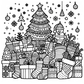 christmas free coloring pages