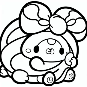 cinnamoroll sanrio coloring pages