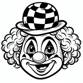 clown coloring pages