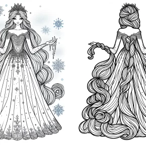 coloring pages elsa