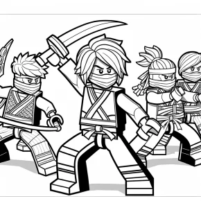 coloring pages for ninjago