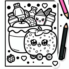 coloring pages for shopkins