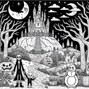 coloring pages nightmare before christmas