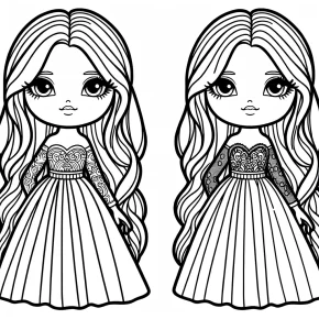 coloring pages of barbie