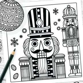 coloring pages of the nutcracker