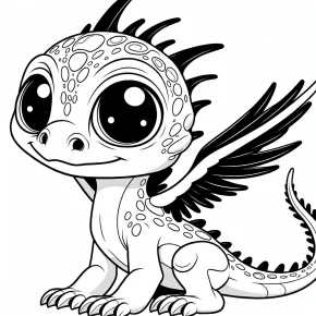 coloring pages of toothless