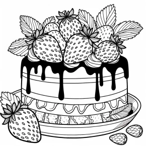 coloring pages strawberry shortcake