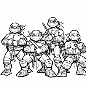 coloring pages tmnt