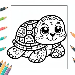 coloring pages turtle