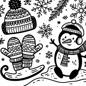 coloring pages winter