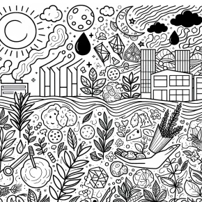 creation coloring pages