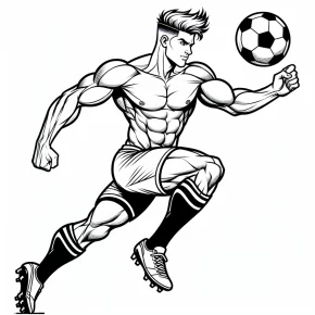 cristiano ronaldo coloring pages