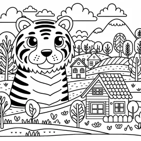 daniel tiger's neighborhood coloring pages