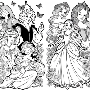 disney adult coloring pages