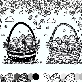 easter color pages