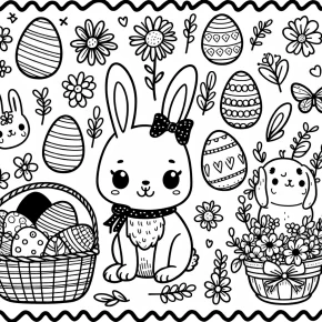 easter coloring pages printable free