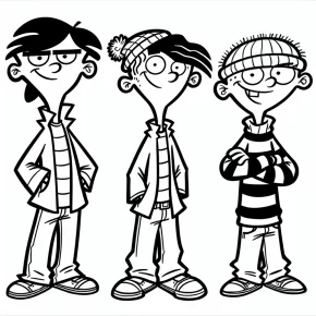 ed edd n eddy coloring pages