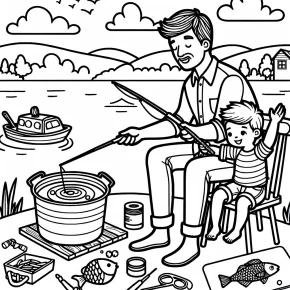 father's day coloring pages