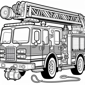 fire truck coloring pages