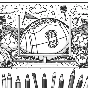 football printable coloring pages