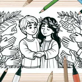 forgiveness coloring page