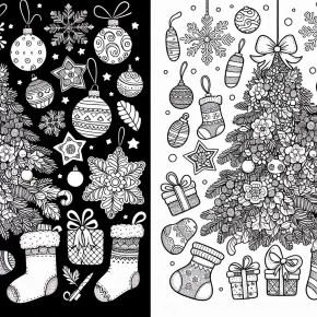 free christmas coloring page