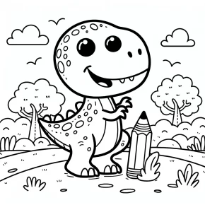 free dinosaur coloring pages