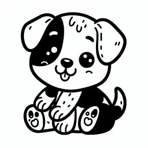 free dog coloring pages