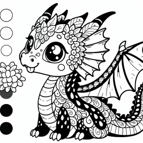 free dragon coloring pages