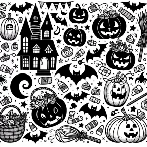 free halloween printable coloring pages