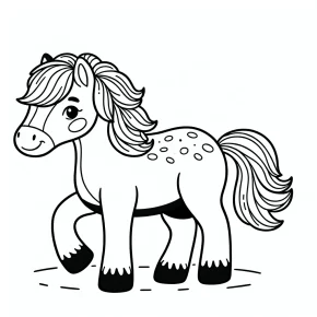 free horse coloring pages