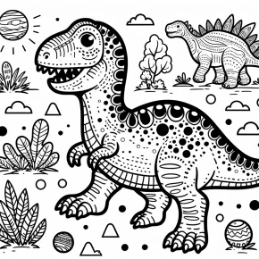 free printable dinosaur coloring pages