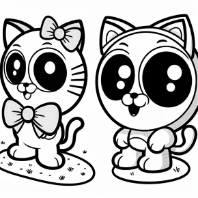 free printable hello kitty coloring pages