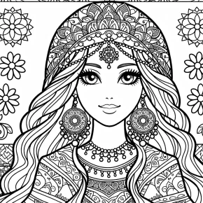 free printable princess coloring pages