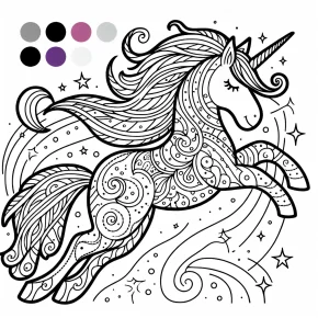 free printable unicorn coloring pages