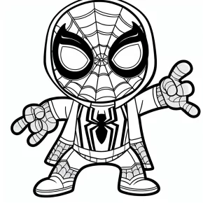 free spiderman coloring pages