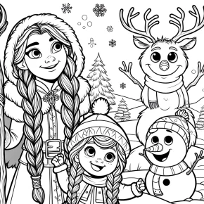 frozen 2 coloring pages