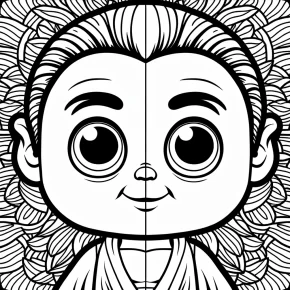 funko pop coloring page