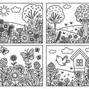 garten of banban 4 coloring pages