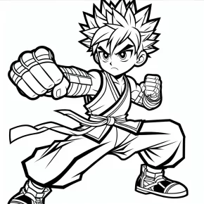 goku coloring page