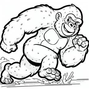 gorilla tag coloring pages