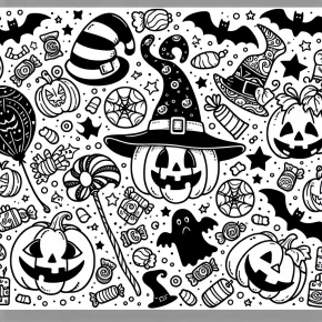 halloween coloring page printable