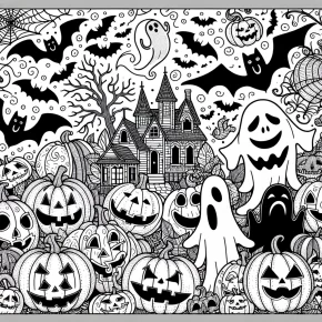 halloween coloring pages scary