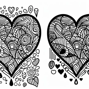 heart coloring pages printable