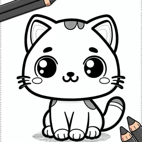 hello kitty cute coloring pages