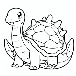 lapras coloring page