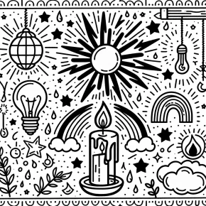 light of the world coloring page