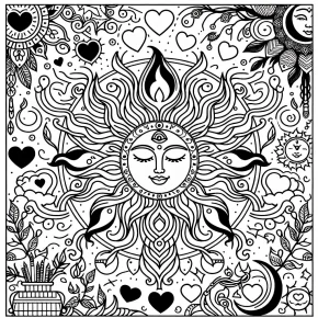 love god coloring page