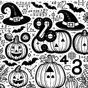 math halloween coloring pages