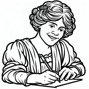 maya angelou coloring page